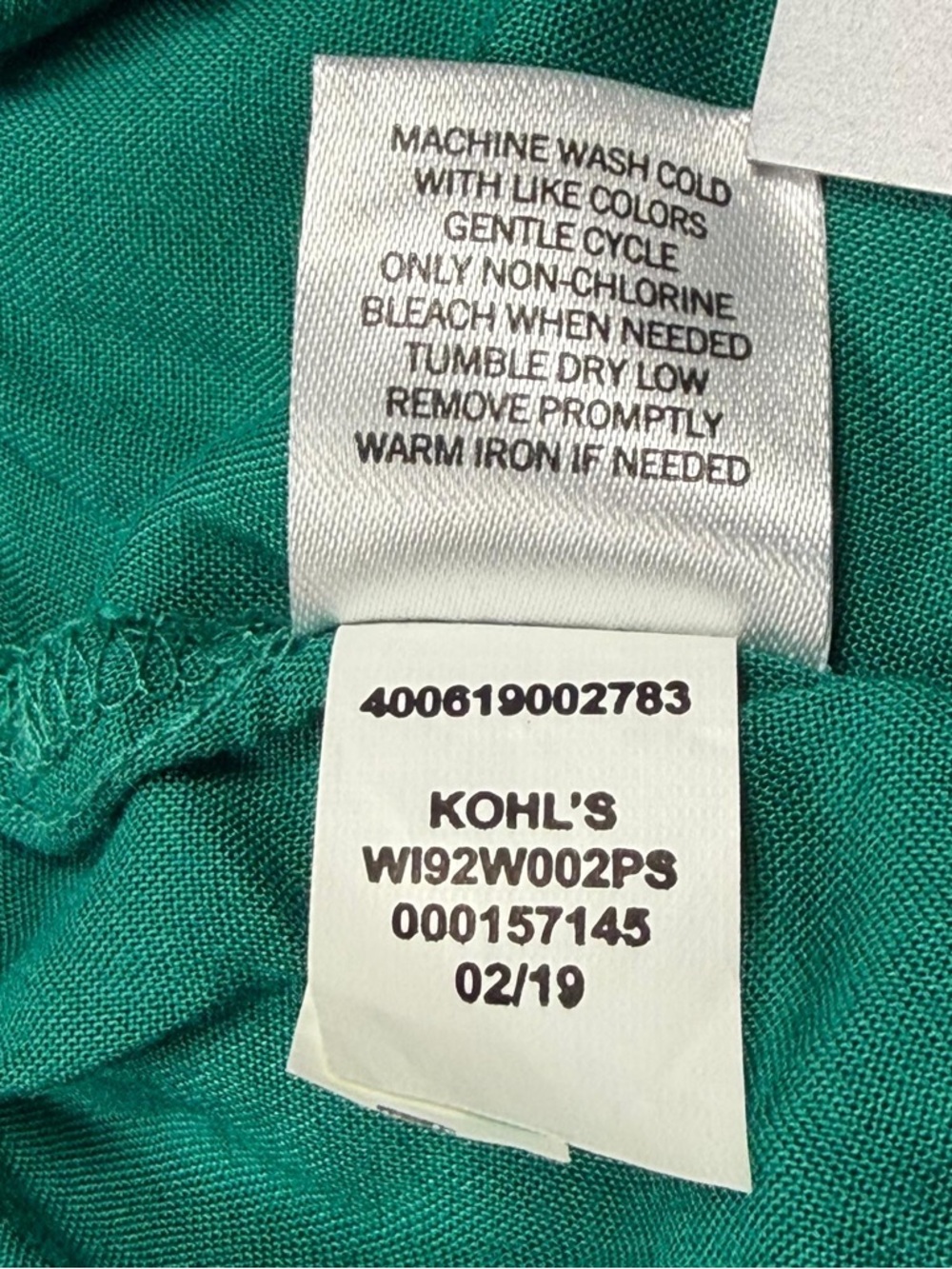 Evri Green Tiered Blouse Womens 1X Sleeveless Boho Tassel‎ Rayon Flowy Top - Picture 6 of 10